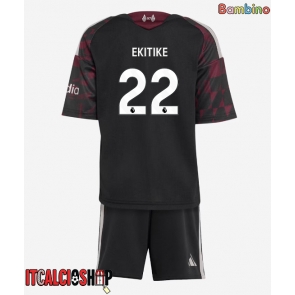 Liverpool Hugo Ekitike #22 Terza Maglia Bambino 2026-27 Manica Corta (+ Pantaloni corti)
